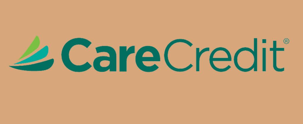CareCredit logo with green leaf-like icon